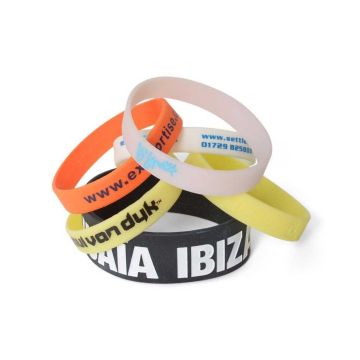 Printed Rubber Silicone Wristbands