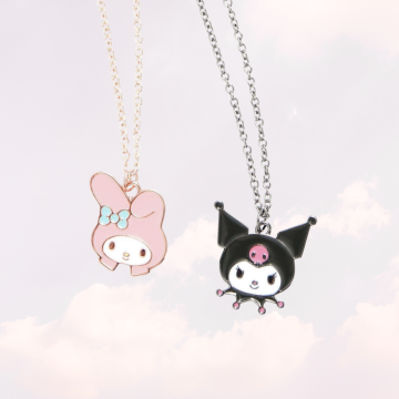 Enamel Pendant Necklace